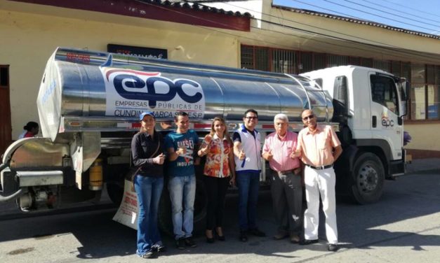 Empresas Públicas de Cundinamarca S.A E.S.P. (EPC) apoya emergencia en el municipio de La Palma