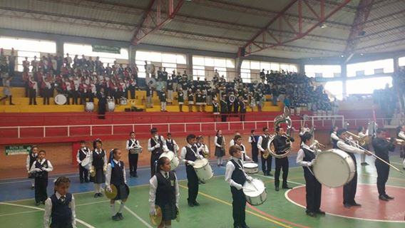 Empresas Públicas de Cundinamarca S.A. E.S.P. (EPC) sigue presente en el XIX festival Zaquesazipa hoy con el espectáculo de bandas marciales en el municipio de Funza.