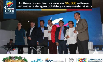Firmamos convenios por más de 40.000 millones de pesos, en beneficio de Cundinamarca.