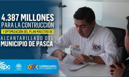 Se firmó convenio para la construcción de alcantarillado del municipio de Pasca.