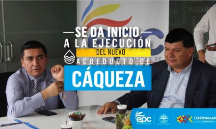 7.821 millones se invertirán en la construcción del acueducto urbano de Cáqueza