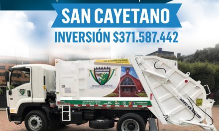 San Cayetano ahora tiene un nuevo vehiculo compactador, total de inversión $371.587.442