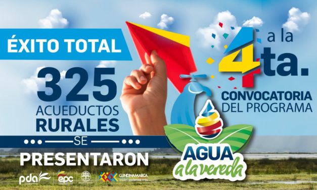 325 acueductos rurales de Cundinamarca se presentaran a la cuarta convocatoria “Agua a la Vereda”