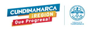 Logo Cundinamarca region que progresa