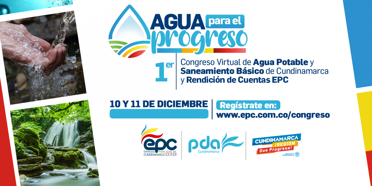 Cundinamarca realizará El Primer Congreso virtual de Agua y Saneamiento Básico.