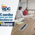 EPC coordina acciones por daño en bocatoma en Ubaque