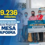 Más de $39 mil millones para culminar las obras del acueducto regional La Mesa-Anapoima