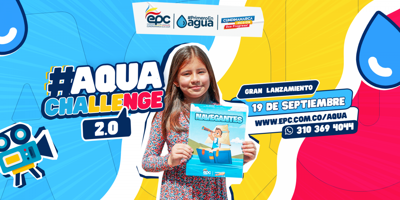 Cundinamarca realiza el gran lanzamiento “AquaChallenge 2.0” para niños y jóvenes del departamento.